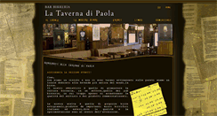 Desktop Screenshot of birreriatavernadipaola.it